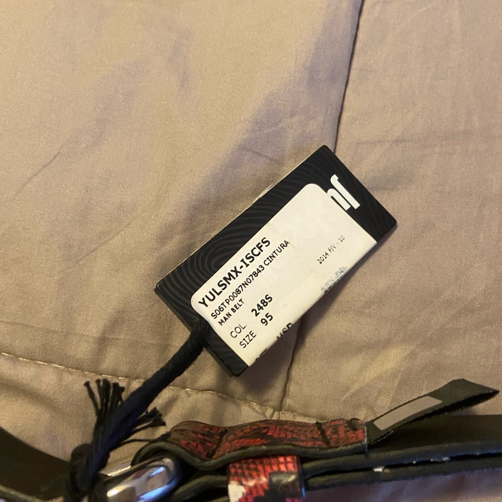 Just Cavalli Black Leather Belt